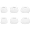EMSea 6 paia di auricolari in silicone compatibili con Anker Soundcore Life P2 auricolari morbidi auricolari tappi per orecchie L/M/S 2 paia di ogni dimensione bianco