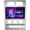 LGBBTI Da 9 pollici Autoradio Android 14 Wireless Carplay per Jeep Cherokee Liberty KK 2007-2012 con Telecamera Posteriore Comandi al volante Bluetooth GPS Car Play senza fili GPS Navi Supporto Wireless Bl