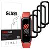 KELOLIN Pellicola Protettiva per Samsung Galaxy Fit 2 Facile da Installare [4 Pezzi], Copertura Completa, Curva 3D, Anti Graffio, HD Protezione Schermo Compatibile con Samsung Galaxy Fit 2