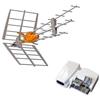 TELEVES KIT TELEVES 149921 DAT Boss Antenna UHF Intelligente LTE700 (C.21 - C.48) Rateau + Alimentazione 24V