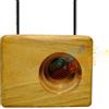 kivrimlarv Amplificatore per telefono in legno, potenziatore del suono naturale, supporto compatto per telefono, design elegante in legno, dimensioni portatili, ideale per scrivania, lavoro e uso