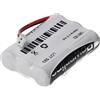 AccuCell Batteria 4,5 V F1 X 3 Micro AAA con cavo e spina sostituisce Safe-O-Tronic 38400200, tipo spina serie ZHR