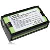vhbw batteria compatibile con Sennheiser EW 145 G3, EW 135 G4, EW 122P G4, EW 135 G2, EW 145 G2, EW 135-p G2 microfono (1500mAh, 2,4V, NiMH)