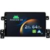 YUNTX 【2+64G】Android 15 2 Din Radio con navigazione per Suzuki Grand Vitara 2004-2015:[Integrato CarPlay/Android Auto/DSP/GPS/Bluetooth 5.0/WiFi/Controllo del volante/USB]-IPS 9 Touch screen