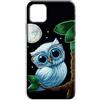 Mixroom - Cover Custodia Back case In TPU Silicone Morbido Per Samsung Galaxy A03 Fantasia Gufo Con Gli Occhiali L148