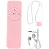 Fockety Lettore MP3, Lettore Musicale Digitale Portatile, Lettore Multimediale MP3 con Auricolari, Pulsanti Touch e Cordino per Sport, Corsa, Camminata, Supporta Schede SD Fino a 32 GB