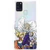 LA CASA DE LAS CARCASAS Custodia per Samsung Galaxy A21S Ufficiale Dragon Ball Guerrieri Saiyans per proteggere il tuo cellulare. Cover per Samsung in silicone flessibile con licenza ufficiale Dragon Ball.