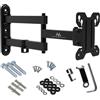 Maclean, supporto da parete per monitor LED, al plasma, MC-740 LCD, 13-32, massima portata 30 kg, VESA 100 x 100, orientabile a 180 gradi