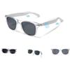 LONGLU Smart Glasses - Traduzione AI in tempo reale tramite app, Bluetooth 5.4 chiamate/musica, controllo touch leggero, luce blu e protezione UV (telaio trasparente - lente grigia)