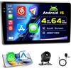 Hikity 4+64G Autoradio Android per Audi A4 S4 RS4 8E B6 B7 (2002-2007) / Seat Exeo (2008-2012) Wireless Carplay 9''Incell Schermo per Auto Android Auto WiFi Touchscreen Bluetooth5.0 GPS Retrocamera