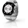 HiFuture AIX Amoled - Smartwatch wireless in acciaio inox, colore: argento