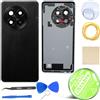 iStable Vetro Posteriore Scocca Compatibile con Oneplus 13 Back Cover Copri Imposta Nero