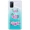 Mixroom - Cover Custodia Case In TPU Silicone Morbida Sfondo Trasparente Per Oppo A72 Fantasia Rose Viola U932