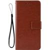 TIANCI Cover per Sony Xperia XZ2 Premium, Stile Retrò per Sony Xperia XZ2 Premium Cover Portafoglio Pelle Sintetica con TPU Case, Slot Flip Custodia per Sony Xperia XZ2 Premium Cover