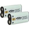 vhbw batteria sostituisce Olympus BR403, BR402 per dittafono (800mAh, 2,4V, NiMH)