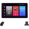 Generico Autoradio Android per Toyota Auris 2 E180 2012-2015 Autoradio Touchscreen IPS da 10-Inch Wireless CarPlay/Android Auto/WiFi/GPS/Bluetooth/Radio FM/Telecamera Posteriore/ADAS DVR(B,RHD,X1)