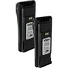 vhbw 2x batteria compatibile con Motorola DP1400, DP1000, EP450, CP380, CP360, CP340, CP250, CP200XLS radio (1800mAh, 7,2V, NiMH)