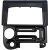 WEFOLCC Mascherina Autoradio Per Hyundai Per Santro Per Atos Per Prime 2003-2015 2 Din 9 Pollici Autoradio Android Installazione GPS Mp5 ABS PC Plastica Pannello Cornice(LHD frame)