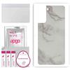 apgo BACK SKIN Film Pellicola protettiva Protezione Posteriore per Samsung Galaxy S21 Plus 5G, skin sticker film foil vinyl Marmo Grigio