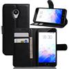 NEKOYA Custodia MEIZU M3/M3S,Cover MEIZU M3/M3S, Custodia MEIZU M3/M3S Portafoglio con Interno TPU Antiurto, Supporto Stand, Wallet Case per MEIZU M3/M3S,con Magnetico Snap