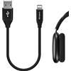 Geekria Cavo USB per ricarica cuffie, compatibile con Apple AirPods Max/Pro, Beats Solo Pro, Powerbeats Pro, certificato MFi, USB-Lighting sostituzione (30 cm)