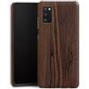 DeinDesign Custodia premium compatibile con Samsung Galaxy A41 Cover per smartphone Custodia opaca Aspetto legno Legno Noce tree