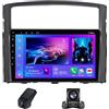 Yihyati Autoradio per Mitsubishi Shogun Pajero 4 V80 V90 2006-2024 Carplay wireless e Android auto, Bluetooth con schermo touchscreen da 9 pollici/Controllo del volante+ Telecamera posteriore(X2)