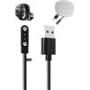 toergy Cavo di ricarica per smartwatch uaue T70-AI, cavo di ricarica USB, fissaggio magnetico, ricarica rapida, leggero, durevole, custodia portatile in silicone da viaggio