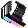 Tolaily Supporto verticale per GPU con cavo elevatore PCI-E 4.0 X16 Kit di supporto per scheda video ad angolo retto di 90 Gradi Nero