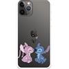 LA CASA DE LAS CARCASAS Custodia per iPhone 11 PRO, Licenza Ufficiale Lilo & Stitch Angel & Stitch Kiss per Proteggere Il Tuo Telefono