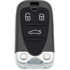AWPARTS - Guscio chiave auto - Guscio chiave radio - Auto telecomando alloggiamento chiave auto compatibile con Alfa Romeo 159 Brera Spider