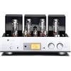 Muzishare X5 amplificatore valvolare integrato, amplificatore sottovuoto push-pull, con telecomando, uscita cuffie da 6,35 mm, modalità ultralineare e triodo, tubi EL34 x4