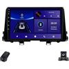 Generico Autoradio 2K Android 14 Double Din per Kia Morning 3 Picanto 2017-2020 - Touch Screen, CarPlay, Android Auto, GPS, Bluetooth, WiFi, 4G LTE, AM/FM, RDS, DSP, telecamera posteriore, ADAS DVR (