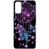 Mixroom - Cover Custodia Back case In TPU Silicone Morbida Per TCL 505 Fantasia Acchiappasogni Viola M683