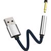 HOYULLI Adattatore per cuffie da USB a 3,5 mm, cavo AUX Jack per iPhone per Apple Cellulare DAC Audio Headset Microfono Connector PC Jack Connettore Digitalizzare Sound Adattatore Android Car Stereo Splitter