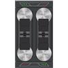 Chevnzev Adatto Ai Viaggi LIR2450 LIR2477 Adattatore Carica della Batteria 4 Alloggiamenti Ricarica Indicatori LED Fonti Alimentazione per Pile A Bottone Caricatore per Pile A Bottone