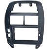 CLVCCZTZGW Pannello Stereo Auto Telaio Autoradio 2 DIN Con Lettore DVD Adattatore Montaggio Mascherina Per Cruscotto 9 Pollici Radio 2 DIN Per VW Per POLO 2004-2011 Telaio Radio(Black-frame)