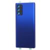 Generico Copri Batteria + lente + biadesivo compatibile con Samsung Galaxy Note 20 N980 N980F/ Note20 5G N981 N981F retro Posteriore Back Cover Scocca in plastica rigida +biadesivo + lente con cornice (Blu)