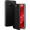 ONEFLOW Custodia per cellulare compatibile con Xiaomi Poco X3 NFC / X3 Pro, custodia per cellulare con slot per schede,custodia a portafoglio in similpelle con bumper in silicone, Nero