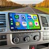 Surakey 2+32G Autoradio per VW Transporter T5/T6 Caravelle Kombi con Carplay Android Auto,9 pollici Touchscreen Lettore Ricevitore Multimediale Digitale con Bluetooth WiFi FM RDS SWC telecamera di retromarcia