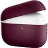 Generic Custodia protettiva in silicone per AirPods Pro2, custodia per cuffie AirPods Pro 2 Generation (bordeaux)