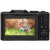 XUMIUZIY Fotocamera Digitale 4K per Fotografia, Fotocamera Mirrorless WiFi HD da 64 MP con Schermo Ribaltabile da 3 Pollici, Zoom Digitale 18X Riconoscimento Facciale Anti-vibrazione per (BLACK)