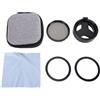 Sharainn Filtro Magnetico CPL per Telefono per Fotocamera Smartphone, Lente Polarizzante Ruotabile da 52 Mm con Supporto Pieghevole, Filtro Antiriflesso per la Fotografia (Set aggiornato)