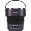 Luocute Lavatrice Portatile, Mini Lavanderia Automatica Piena 13 Litri con Tubo di Scarico, Adatto per L'appartamento Hotel Dormitorio (Spina europea)