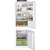 Bosch KIN86VSE0 Serie 4 - Frigorifero da incasso, 177,2 x 54,1 cm, raffreddamento 184 l + congelatore 76 l, cerniera a traino, VitaFresh XXL freschezza più lunga, NoFrost mai più sbrinare