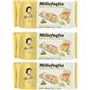 Generico 3X Confezione Per Matilde Vicenzi Millefoglie Snack con Crema al Pistacchio, Rotoli di Pasta Sfoglia Ripieni, 3 Confezioni da 125 g, 15 Snack