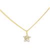 GocciAzzurra Jewels GocciAzzurra - Collana da Donna Starlike, Collana con Pendente a Stella con Pietre in Nanoceramica, Made in Italy, Protezione E-Coating, Color Oro