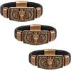Generic Bracciale Re dei Re Fede - Braccialetto Cristiano Regolabile Regalo, Braccialetto a Polsino Croce Gesù Salva, Gioielleria Religiosa Ispiratrice per Marito, Papà, Figlio, Cristo È La Mia Forza, One