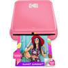KODAK Step Stampante fotografica istantanea per smartphone - Mini portatile wireless a colori - Foto adesive Zink 2x3" - Bluetooth compatibile con iOS e Android - App di editing divertente - Rosa