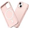 RhinoShield SolidSuit Case Compatible with Magsafe for [iPhone 13 mini] | Shock Absorbent Slim Design Protective Cover with Premium Matte Finish 3.5M / 11ft Drop Protection - Blush Pink